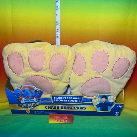 PAW Patrol The Movie Chase Hero Plush Paws - Picture 1 of 2